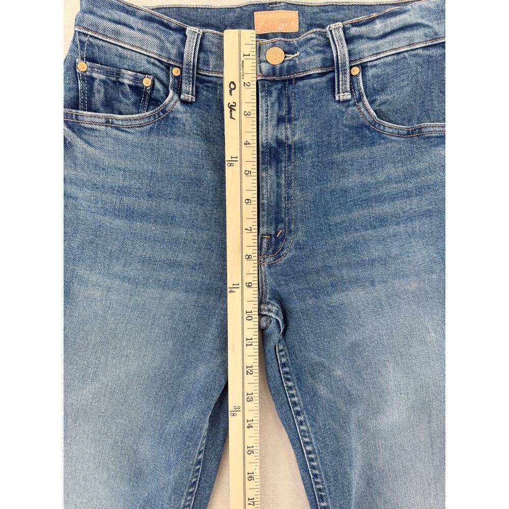 Mother Jeans The Newbie Ankle Mid Rise Straight Denim Hokey Pokey 26 - Picture 5 of 10